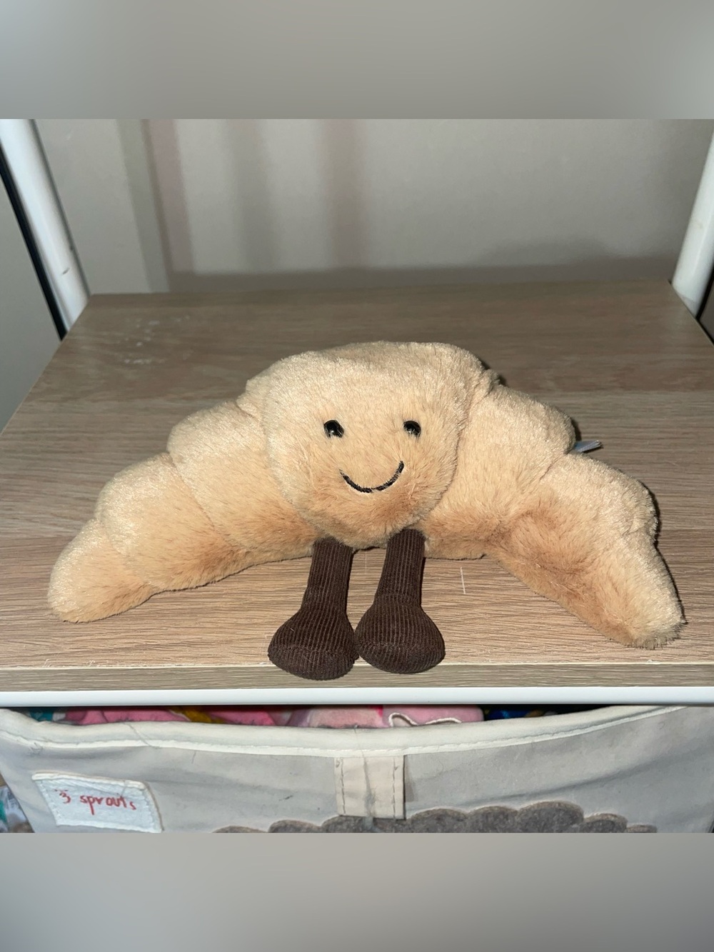 RARE Jellycat Amuseable Croissant [small] Collectible stuffed toy plush HTF